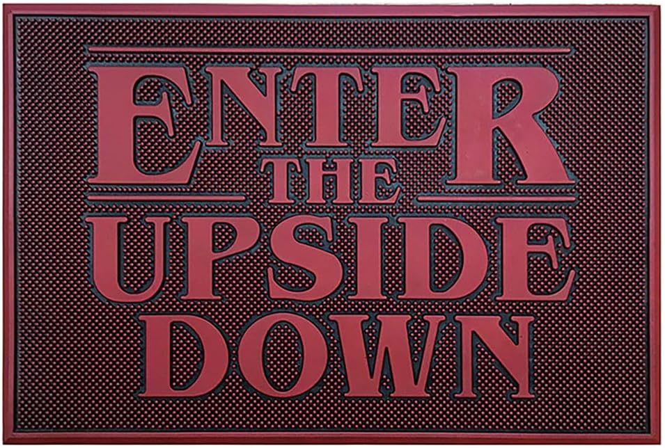 Zerbino in gomma Stranger Things Enter The Upside Down Cm 60X40 - Gp85485 Zerbino in gomma Stranger Things Enter The Upside Down Cm 60X40 - Gp85485